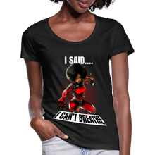 Load image into Gallery viewer, RED WARRIOR - &quot;I SAID.... I CANT BREATHE&quot; AFRO - black
