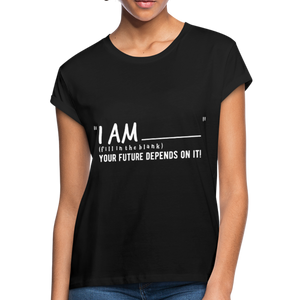 "I AM..." Woman T Shirt - black