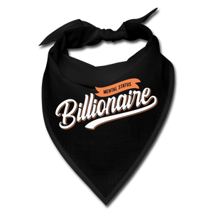 BILLIONAIRE - FACE BANDANA - black