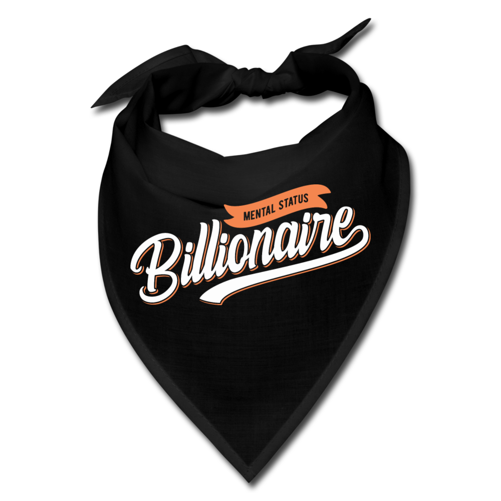 BILLIONAIRE - FACE BANDANA - black